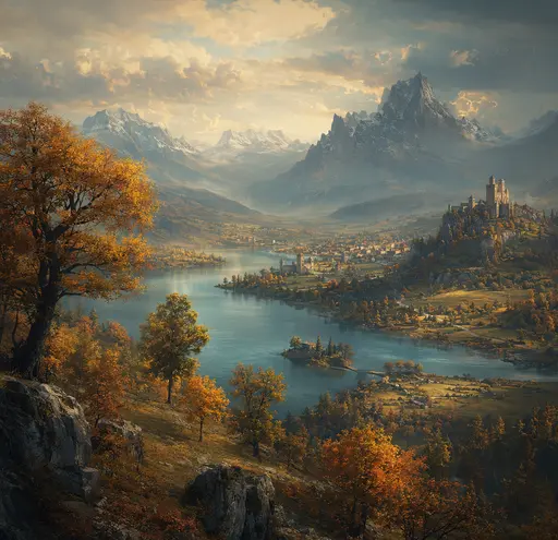 Goldenes Herbsttal
